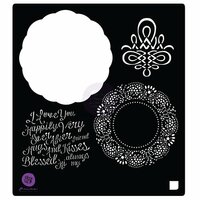 Prima - Vintage Emporium Collection - Stencil Mask - 6 x 6 - Doily