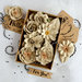 Prima - Flower Embellishments - Box - Sandstone