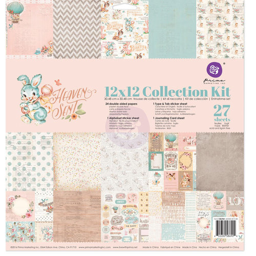 Prima - Heaven Sent Collection - 12 x 12 Collection Kit