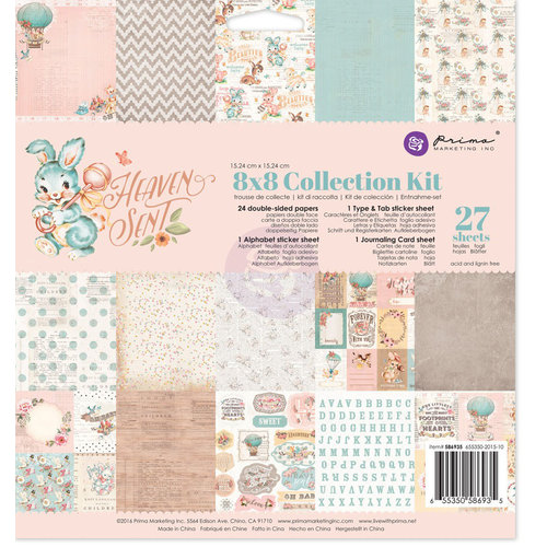 Prima - Heaven Sent Collection - 8 x 8 Collection Kit
