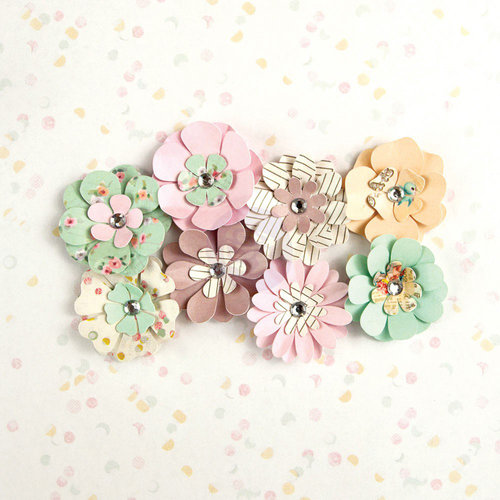 Prima - Heaven Sent Collection - Flower Embellishments - Zoey