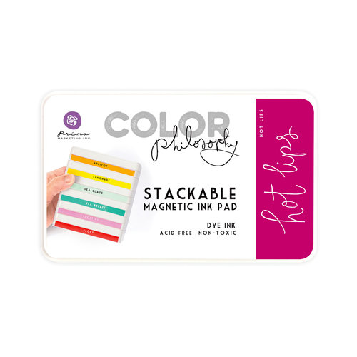 Prima - Color Philosophy - Stackable Magnetic Ink Pad - Hot Lips