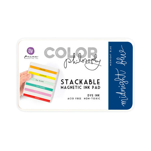 Prima - Color Philosophy - Stackable Magnetic Ink Pad - Midnight Blue