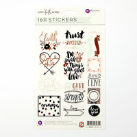 Prima - Love Faith Scrap Collection - Cardstock Stickers