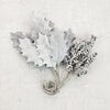 Prima - Flower Embellishments - Silver Cloud