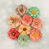 Prima - Sweet Peppermint Collection - Christmas - Flower Embellishments - Sweet Peppermint
