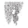 Prima - Princesses Collection - Cling Mounted Rubber Stamps - Natalie