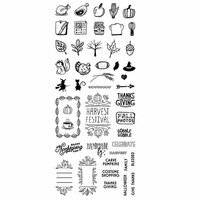 Prima - My Prima Planner Collection - Clear Acrylic Stamps - Fall