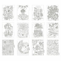 Prima - My Prima Planner Collection - Coloring Dividers - Beauty Is Everywhere