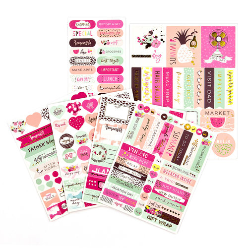 Prima - My Prima Planner Collection - Cardstock Stickers - Good Vibes