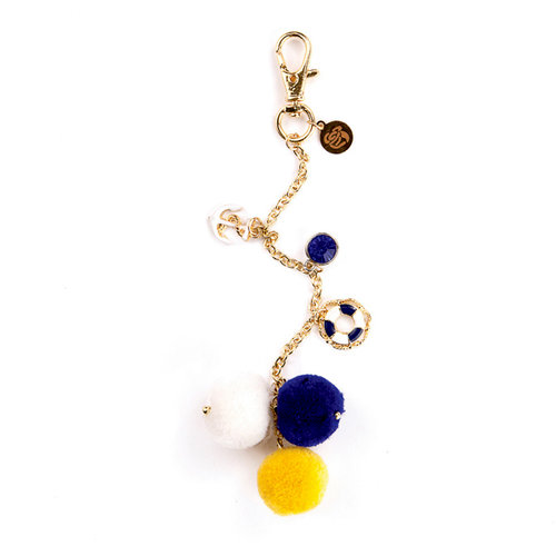 Prima - My Prima Planner Collection - Pom Pom Key Chain - Hey Sailor