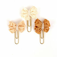 Prima - My Prima Planner Collection - Clips - Sweet Toffee