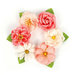 Prima - Love Clippings Collection - Flower Embellishments - Sweet Lovers
