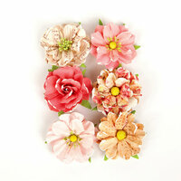 Prima - Love Clippings Collection - Flower Embellishments - Together