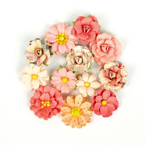 Prima - Love Clippings Collection - Flower Embellishments - U Are My World