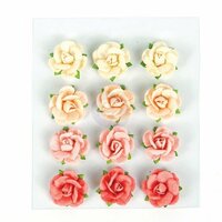 Prima - Love Clippings Collection - Flower Embellishments - Lovelies