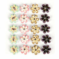 Prima - Wild and Free Collection - Flower Embellishments - Ethereal