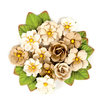 Prima - Wild and Free Collection - Flower Embellishments - Lost Sienna