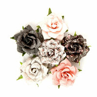 Prima - Rose Quartz Collection - Flower Embellishments - Persian Marblelite
