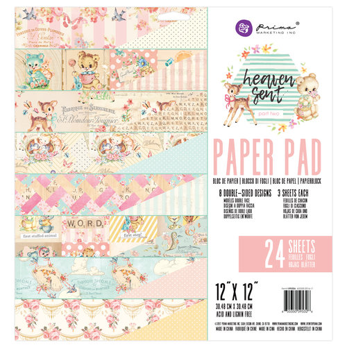 Prima - Heaven Sent 2 Collection - 12 x 12 Paper Pad