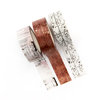 Prima - Amelia Rose Collection - Decorative Tape with Foil Accents - Class Notes