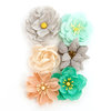 Prima - Zella Teal Collection - Flower Embellishments - Made With Love