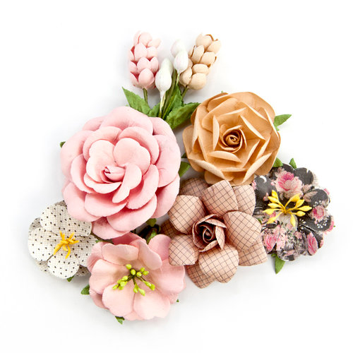 Prima - Amelia Rose Collection - Flower Embellishments - Love Letters