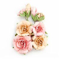 Prima - Amelia Rose Collection - Flower Embellishments - Write Me Soon