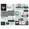Prima - Flirty Fleur Collection - Cardstock Stickers - Quotes and Words with Foil Accents