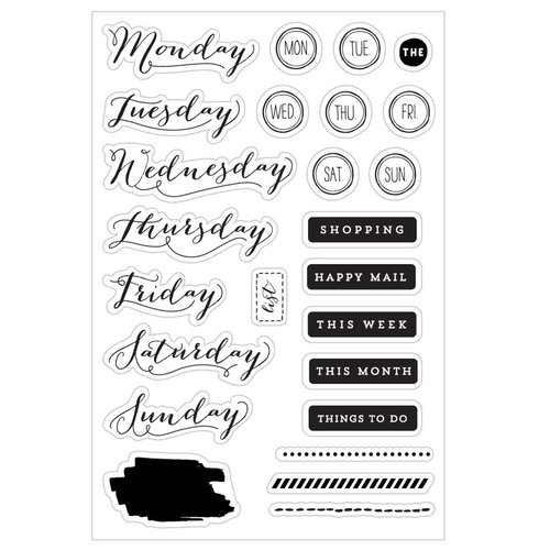 Prima - My Prima Planner Collection - Travelers Journal - Cling Stamps - Bullet Journaling -These Days
