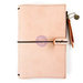 Prima - My Prima Planner Collection - Travelers Journal - Leather Essential - Peach - Undated