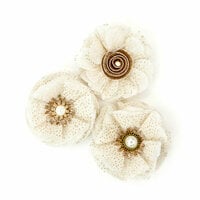 Prima - Love Story Collection - Flower Embellishments - Antoinette