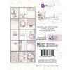Prima - Lavender Frost Collection - 3 x 4 Journaling Cards