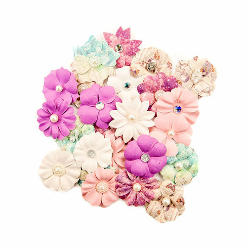 Prima - Moon Child Collection - Flower Embellishments - Absolute Aurora