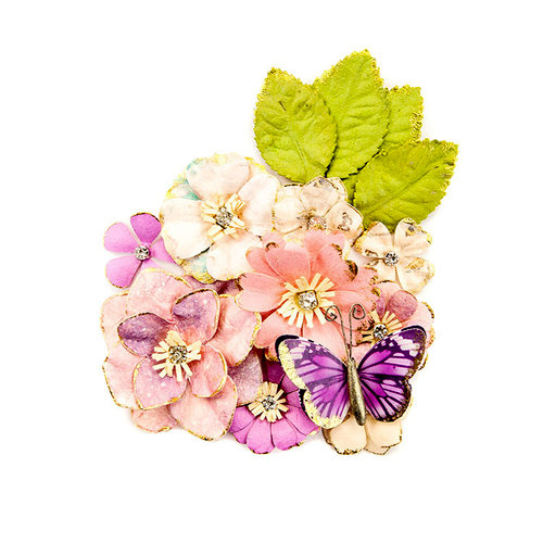 Prima - Moon Child Collection - Flower Embellishments - Light Years