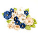 Prima - Georgia Blues Collection - Flower Embellishments - Morgan
