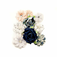 Prima - Georgia Blues Collection - Flower Embellishments - Mitchell