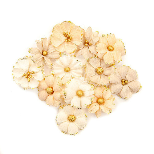 Prima - Pretty Pale Collection - Flower Embellishments - Windblown