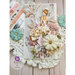 Prima - Apricot Honey Collection - Embellishments - Tickets with Foil Accents
