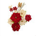 Prima - Christmas in the Country Collection - Flower Embellishments - Joyful