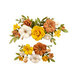 Prima - Autumn Sunset Collection - Flower Embellishments - Falling Leaves