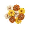Prima - Autumn Sunset Collection - Flower Embellishments - Haystack