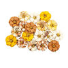 Prima - Autumn Sunset Collection - Flower Embellishments - Pumpkin Spice