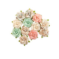 Prima - Apricot Honey Collection - Flower Embellishments - Sweet Pickings