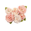 Prima - Apricot Honey Collection - Flower Embellishments - Nectarine