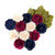 Prima - Darcelle Collection - Flower Embellishments - Elegant Night