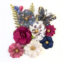 Prima - Darcelle Collection - Flower Embellishments - Glamorous Moment