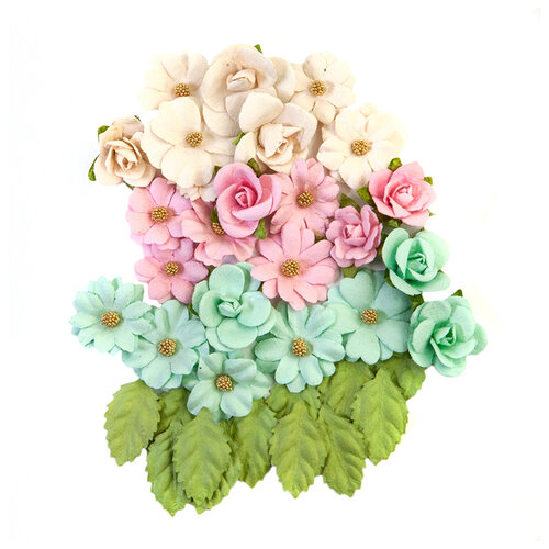 Prima - Dulce Collection - Flower Embellishments - Twirly Pops