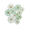 Prima - Pretty Mosaic Collection - Flower Embellishments - Jade