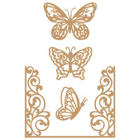 Prima - Chipboard Embellishments - Butterfly Flight